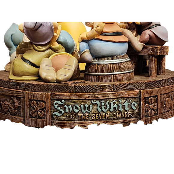 Disney Markrita Snow White Seven Dwarfs Decor Trinket Box Apple Pin Jewelry Box - Picture 2 of 16